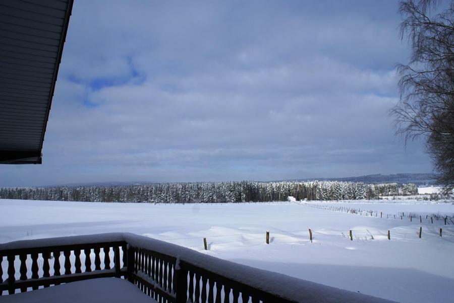 Le Loup Gris - 35 Pers - Vue-Wellness, Butgenbach-Malmedy Villa Buitenkant foto