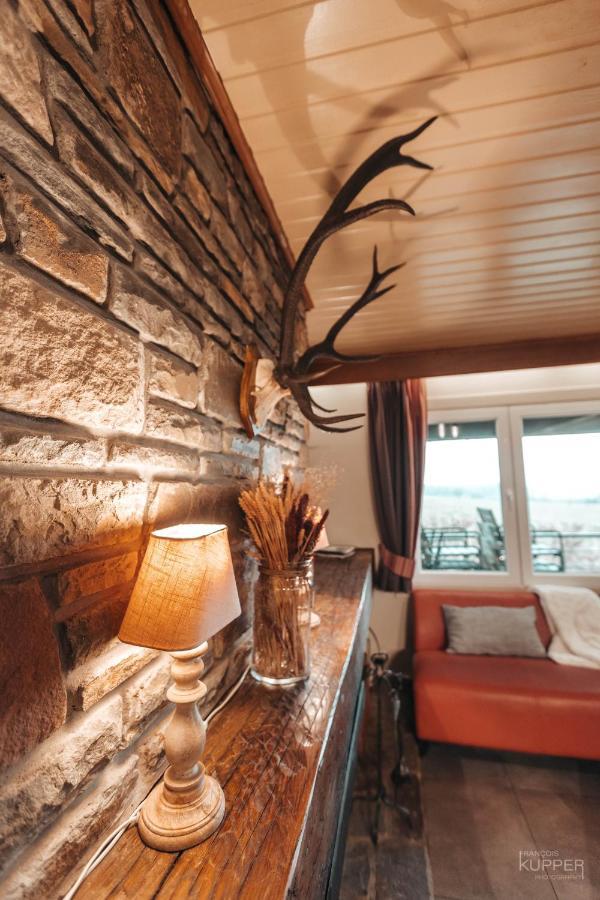 Le Loup Gris - 35 Pers - Vue-Wellness, Butgenbach-Malmedy Villa Buitenkant foto
