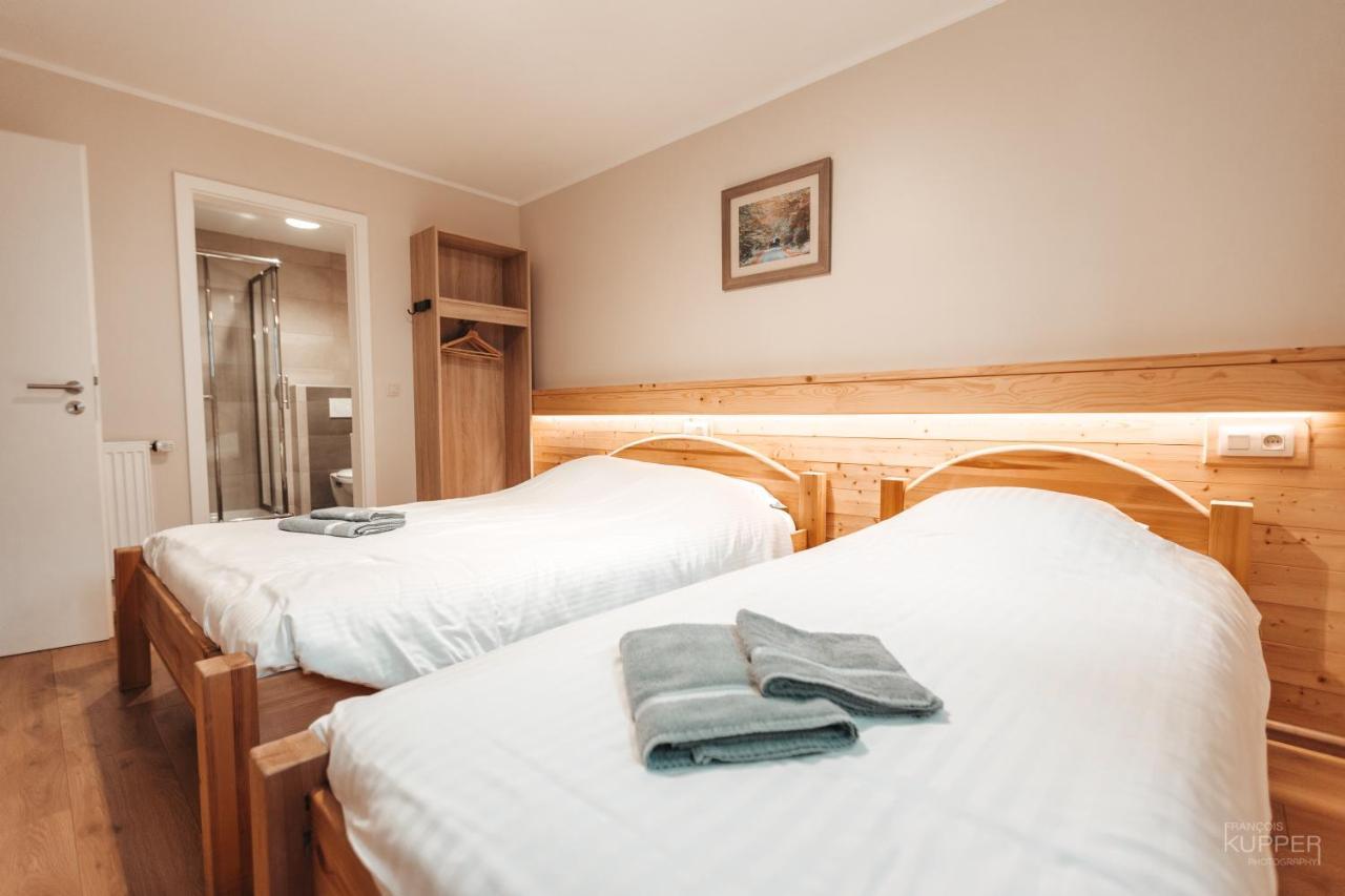 Le Loup Gris - 35 Pers - Vue-Wellness, Butgenbach-Malmedy Villa Buitenkant foto